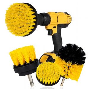3Pcs/Set Drill Brush Kit Plastic Round Cleaning Brush