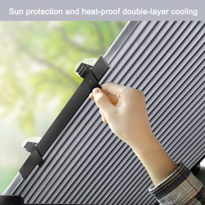 Retractable Car Windshield Curtain With UV Protection