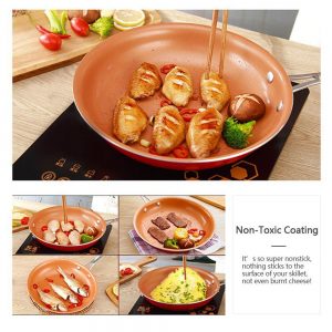 Nonstick Copper Frying Pan with Ceramic Coating